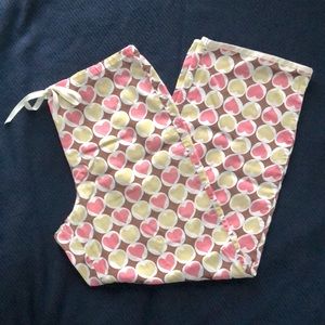 Pajama Pants women’s juniors Heart Pattern